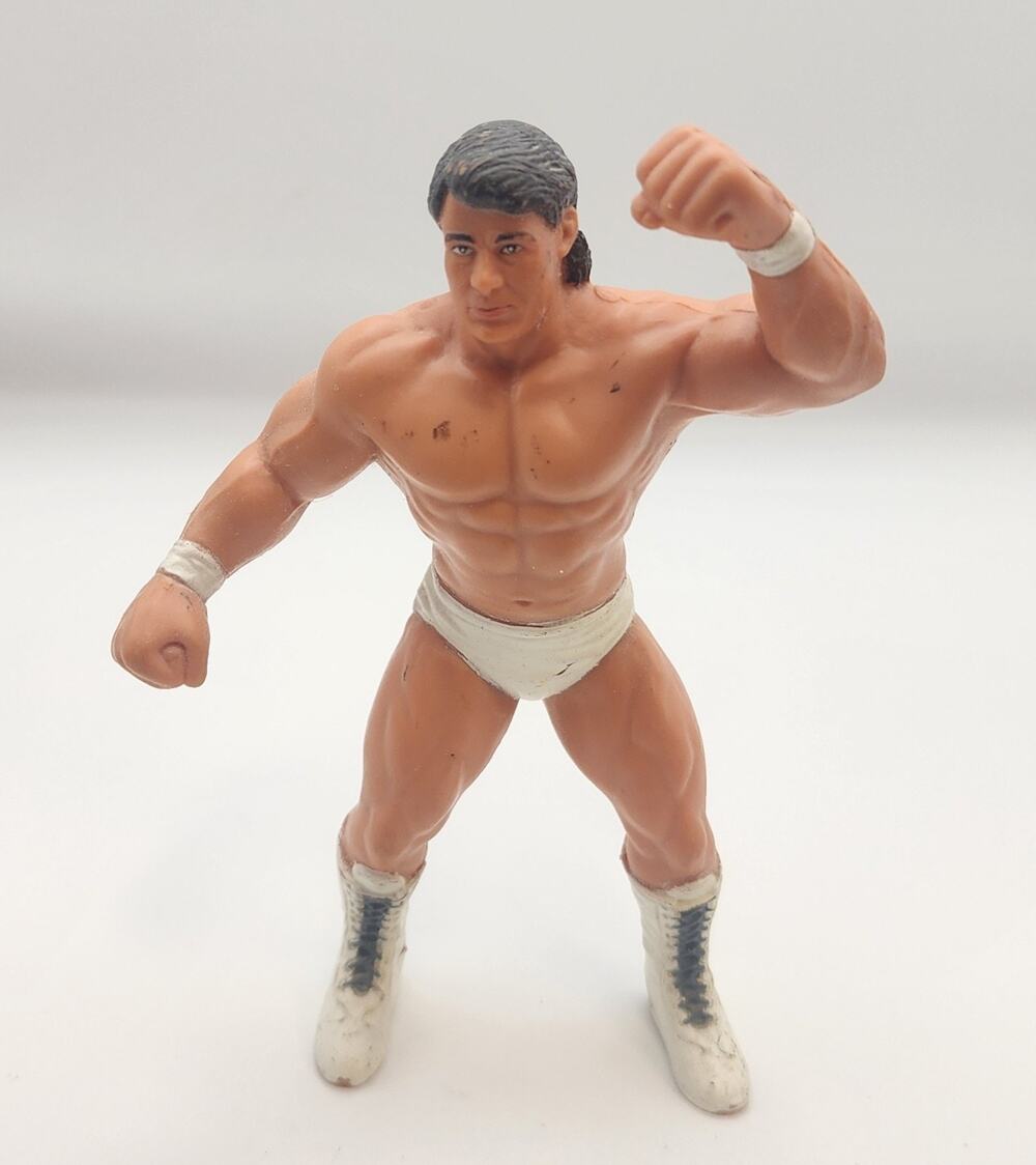 Vintage 1990 Galoob WWF WCW Tom Zenk Z-Man Action Figure 4.5" Original